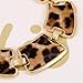 Tonhpxh Fashion Gold Style Leopard Textured Necklace Collar Bib For Women