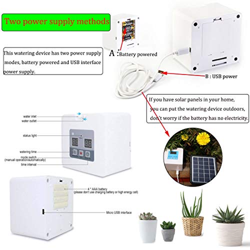 image for OYSIR Automatic Drip Irrigation Kit,Self Watering System Timer Irrigat