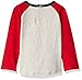 Mud Pie Boys' Toddler Holiday Christmas Santa Raglan T-Shirt