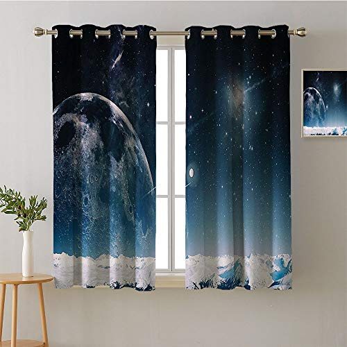 Jinguizi Curtain Darkening Blackout Grommets Darkening Darkening