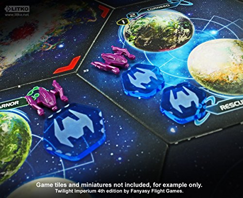 TI4: Fighter Token Set, Fluorescent Blue (50)