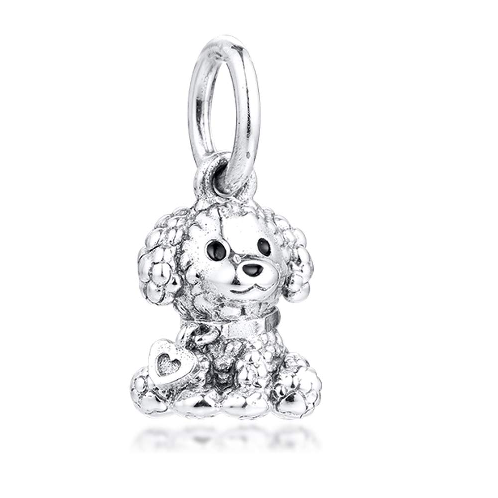 PANDOCCI 2020 Spring Puppy Dog Bead 925 Silver DIY Fits for Original Pandora Bracelets Charm Fashion Jewelry