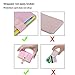 Cell Phone Pocket Stick on Ultra-Slim Self Adhesive Stick on Phone Wallet, Phone Card Holder for Credit Cards and Most Smartphones Horizontal Pink