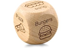 Funny Gifts for Women Men Adults Food Decision Dice Couple Gifts to Him Her Anniversary Valentines Day Gift for Boyfriend Gir