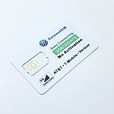 Data Only SIM Card 3GB/30Days Prepaid - No Activation 4G LTE Unlocked | Compatible with AT&amp;T, T-Mobile &amp; Verizon. Ideal for Hotspots, Game Cameras, Security Cameras &amp; IoT Devices.