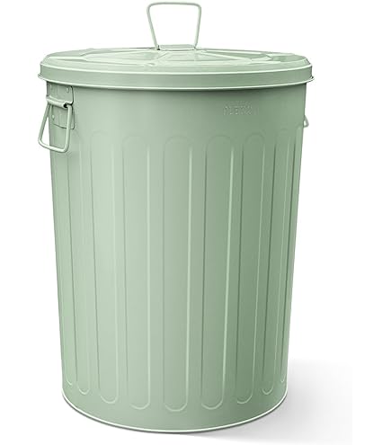 Amazon.com: Witt Industries Galvanized Steel Garbage Can, Heavy
