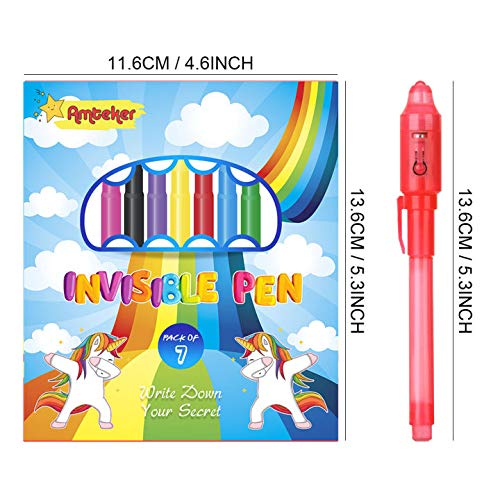 Amteker Mitgebsel Kindergeburtstag Zauberstifte, UV Stift Geschenke zur Einschulung Schultüte Füllung, Kleine Geschenke für Kinder, Give Aways Kindergeburtstag Gastgeschenke,Kindergeburtstag Mitgebsel 4