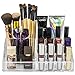 Sorbus MUP-SMTP Acrylic Sectional Makeup Organizer and Jewelry Storage Case - Square, Clear, 8.75