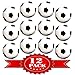 Table Soccer Foosballs Replacements Mini Black and White Soccer Balls - Wholesale Pack - Set of 12
