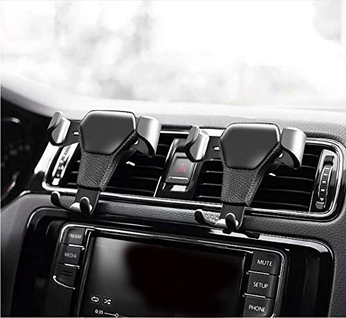 2PCS Cell Phone Holder for Car, ZOORE Auto-Clamping Air Vent Car Mount Holder Cradle, Universal Stand Holder Compatible with iPhone Xs XR X 8 7 6 6s Plus 5 5S 5C, Galaxy S10 / S10+ / S9 / S9 and More