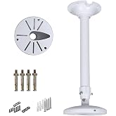 WiTi Extendable Pole Mount for Security Surveillance Cameras, Ceiling Mount Bracket for Bullet Camera,Solid Metal Max 60CM