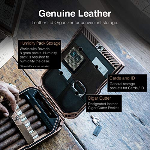 Vaultek LifePod Humidor Cigar Lock Box Waterproof Travel Case Rugged Electronic Lock Box