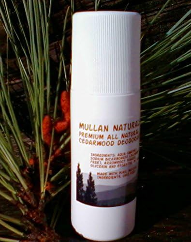 Mullan Naturals Organic Cedarwood Deodorant Roll-on 3oz