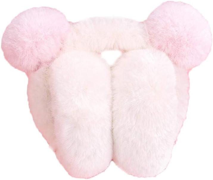 Wansan Warm Plush Earmuffs Foldable Round Ear Adult and Children Winter Outdoor Earmuffs