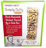 Trader Joe’s Simply Nutty Bars - Dark Chocolate, Walnut, Peanut, Fig and Date Bar