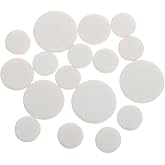 Vaguelly 51 Pcs Clarinet Pads Replacement Kit with Glue and Cork Adhesive | Pad Clarinet Patch Cork Musical Instrument Suite Grease for Tight Seals for Worn Pads