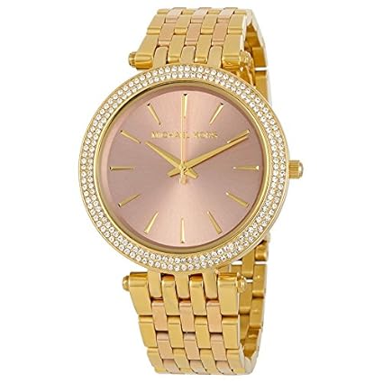 Michael Kors Analog Rose Gold Dial Womens Watch - MK3507