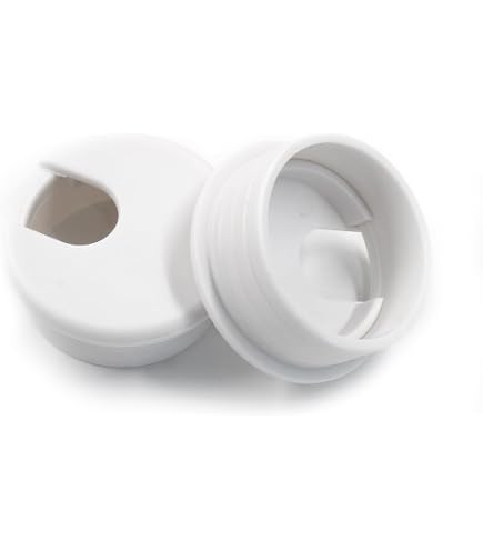 2-Pack 2 Inch Desk Wire Cord Cable Grommets Hole Cover For Office PC – White