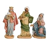 Fontanini 3-1/2-Inch Kings, Set of 3 Nativity Addition