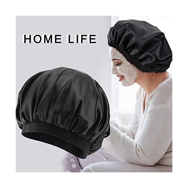 2Pcs-Satin-Bonnet-Silk-Night-Sleep-Cap-Wide-Band-Soft-Sleep-Hat-Sleeping-Hair-Care-Headwrap-for-Long-Short-Curly-Natural-HairBlackLeopard-pattern 2Pcs Satin Bonnet, Silk Night Sleep Cap Wide Band Soft Sleep Hat Sleeping Hair Care Headwrap for Long Short Curly…