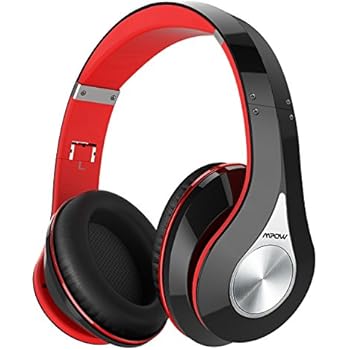 Mpow Bluetooth Headphones Over Ear, Hi-Fi Stereo Wireless Headset, Foldable, Soft Memory-Protein Earmuffs, w/ Built-in Mic and Wired Mode for PC/ Cell Phones/ TV