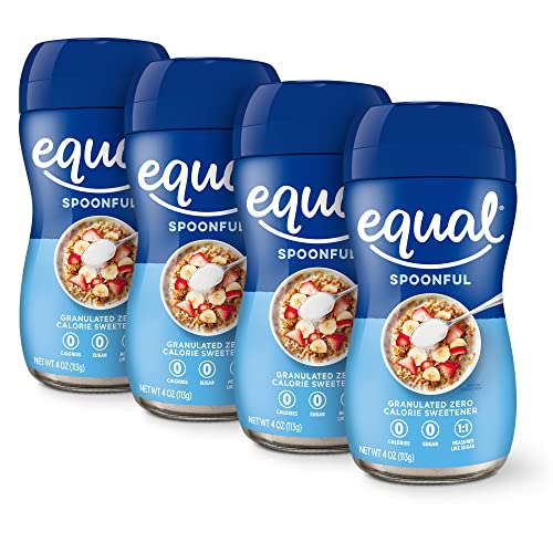 EQUAL Spoonful Zero Calorie Sweetener, Sugar Substitute, 4 Ounce Jar