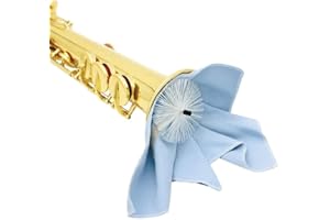 Saxophone,Alto Sax Cleaner,Soft Cleaning Brush Cleaner Saver Cloth Alto Sax Cleaning Brush Pull Through Cleaning Cloth Saxoph