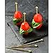 Cocktail Picks Sticks Stainless Steel Multi Color Great for Bar Party or Barbeque Snacks, Club Sandwiches Martini, appetizer