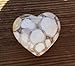 [A&S Crystals] NATURAL FOSSIL JASPER Gemstone Puffy Heart 40-45mm