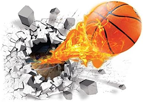 Finecase 3D Wall Decal Children Themed Art Wall Sticker Home Decor Art Kids Bedroom (basketball)