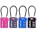 TSA Compatible Travel Luggage Locks, Inspection Indicator, Easy Read Dials - 1, 2,4,6 & 8 Pack primary