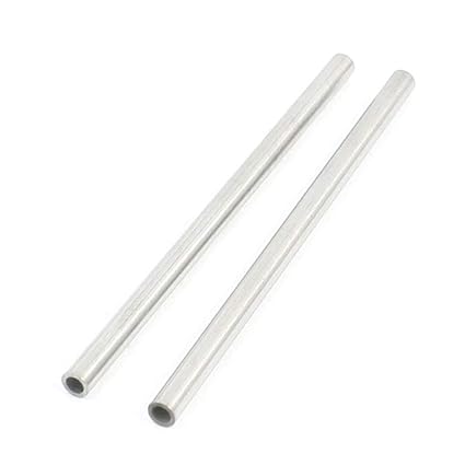 SLB Works 2pcs Replacing 60mmx3mmx2mm Stainless Steel Round Tube for RC Model