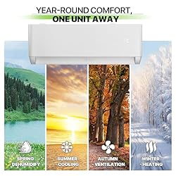 Magshion 9000 BTU Mini Split Air Conditioner w/0.75