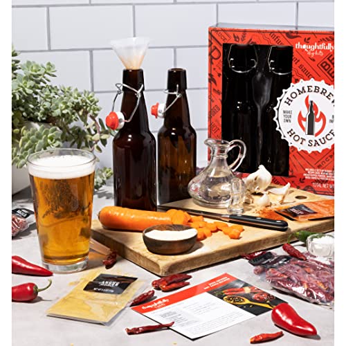 Thoughtfully DIY, Make Your Own Beer Infused Hot Sauce DIY Gift Set