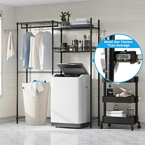 VIPEK X10 Over The Washer Storage Shelf Laundry Storage Over Dryer Towel Racks Bathroom Space