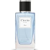 CICCIO Blue Eau De Parfum for Men, Long-Lasting Citrus Lemon, Bergamot & Mandarin, Woody Aquatic Fragrance, Premium Scent for Summer, Versatile & Refreshing Perfume, 100ml