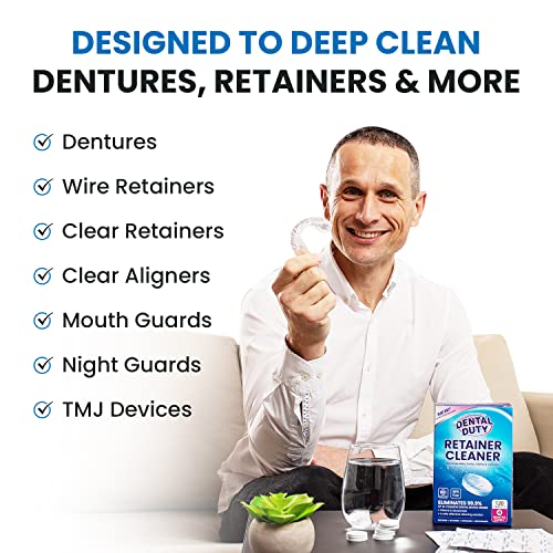 Retainer & Denture Cleaning Tablets Denture & Retainer Cleaner