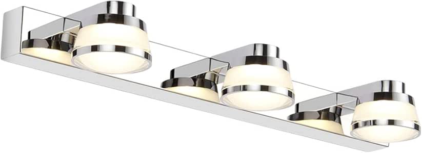 9W LED luces para tocador, Chrome impermeable anti-niebla Lámparas de