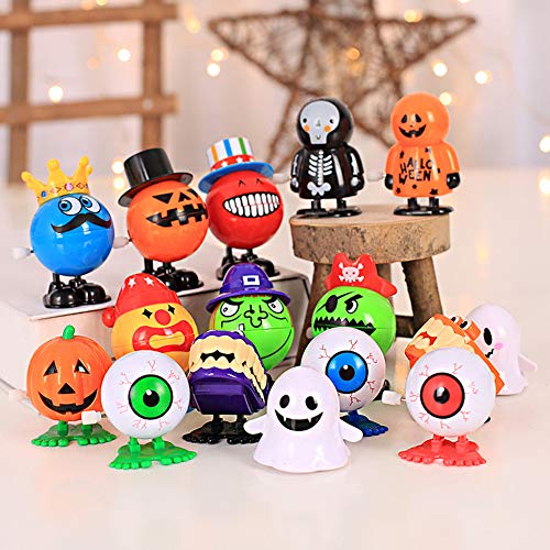 NIGHT-GRING 12 Pack Halloween Wind Up Toy Assortments for Halloween Party Favors Goody Bag Filler Halloween Props Trick Toy - Thumbnail 5