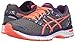 ASICS Women's Gel-Excite 4 Running Shoe, Shark/Flash Coral/Parachute Purple, 8 M US