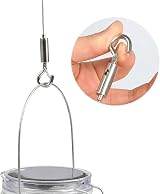 BUYGOO 2 Pcs Heavy Duty Picture Hanging Wire 1.5mm x 2m Stainless Steel view 5