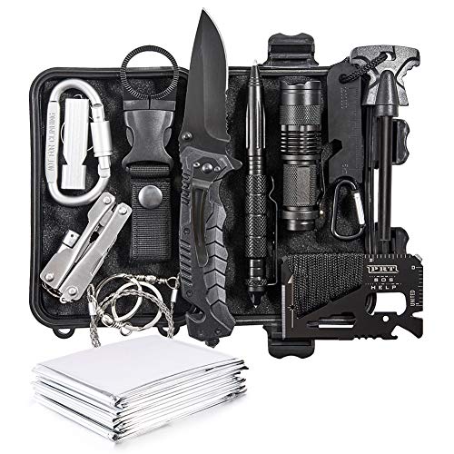 Gifts for Men Dad Emergency Survival Kit OutdoorSurvivalGear Tool
