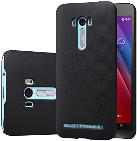 MYLB High Quality Super Shield Shell Hard Skin Back Case Cover for Asus Zenfone Selfie ZD551KL smartphone + 1 pack of screen protector (For Asus Zenfone Selfie ZD551KL, Black)