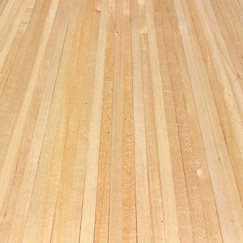 MyTinyWorld Dolls House Miniature Real Pine Strip Floor With Self Adhesive Back