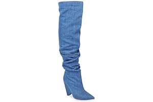Liliana Women's Over The Knee Thigh High Wedge Heel Boots