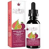 Hemp Oil - 1000 MG - Passion Fruit - 100% Organic Hemp Extract Drops - Natural Pain Stress Anxiety Relief & Improves Overall Health - Grown & Made in The USA...