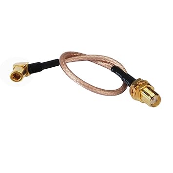 Amazon.com: 0.5 ft coaxial RF Cable conector SMA hembra a ...