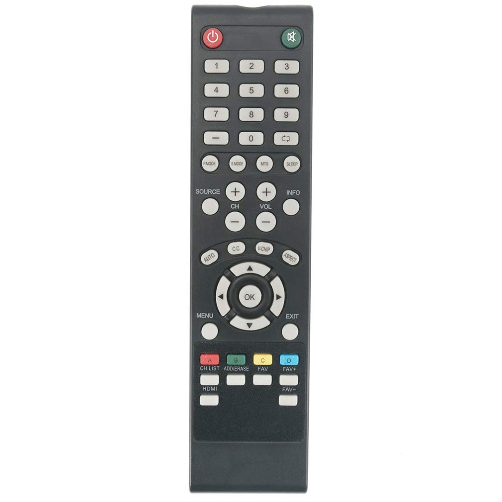 VINABTY Remote Control Replace for SEIKI TV SE50RT07UK SE43FO02UK SE43FO02UK SE50FO04UK SE48FO01UK SE43FO01UK