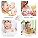 CNMB Baby Washcloths Organic Cotton- Natural Reusable Baby Wipes - Soft Newborn Baby Face Towel and Wash Cloth for Sensitive Skin,12x12 inches,6 Packs