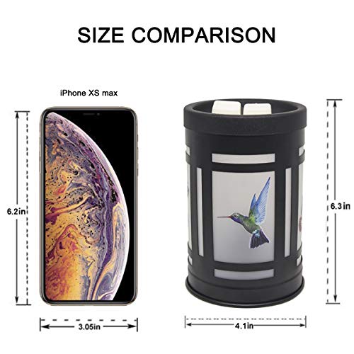 EQUSUPRO Metal Wax Melt Warmer Candle Wax Electric Burner Melter Fragrance Lamp for Home Office Bedroom Living Room Decor Gifts (Trochilus)